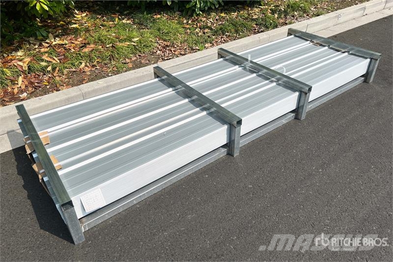 Quantity of (200) KJ K0310 Galvalume Corrugated S Lyftblock, vinschar och materialhissar