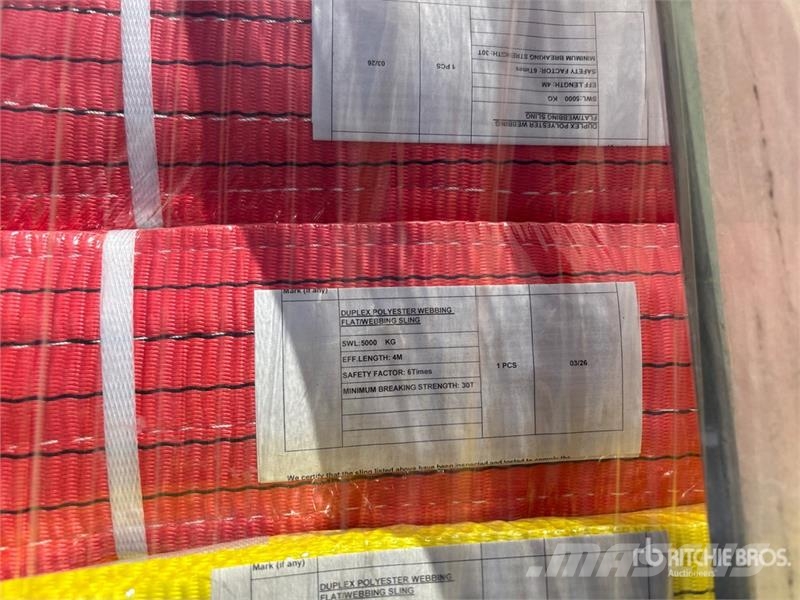 Quantity of (22) Suihe WS22 Webbing Sling (Unused Peças e equipamento de gruas