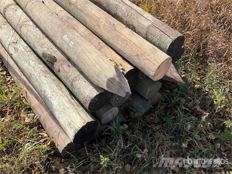 Quantity of (23) 8 ft Fence Posts Оборудование для животноводческих ферм