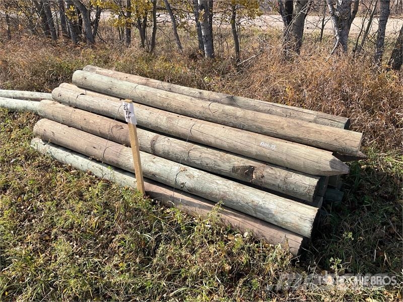 Quantity of (23) 8 ft Fence Posts Оборудование для животноводческих ферм