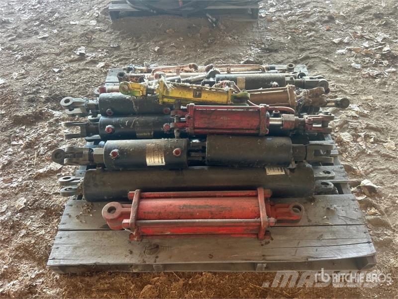 Quantity of (23) Assorted Hydraulic Cylinders Other components