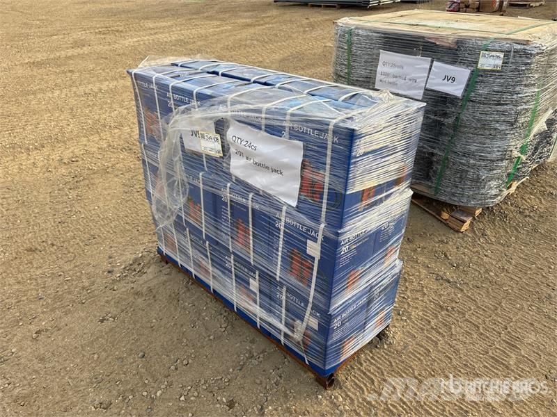  Quantity of (24)  BYT ABTJK20 20 ton Air/Hydraulic مكونات أخرى