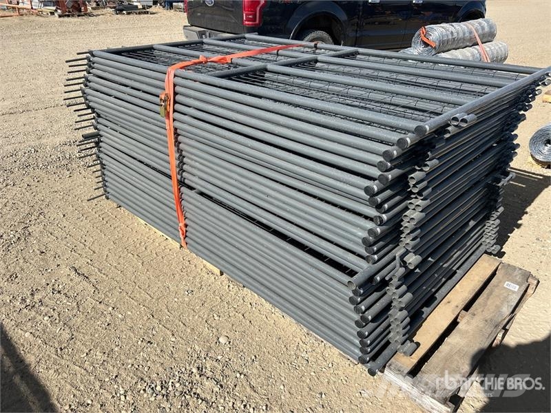 Quantity of (24) BYT MSPP07 7 ft Mesh Livestock P Оборудование для животноводческих ферм