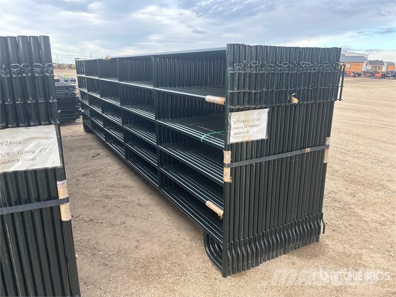  Quantity of (24)  BYT PNL200 5 Ft 6 In High 6 Rail Muut karjatalouskoneet ja lisävarusteet