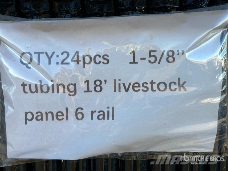 Quantity of (24) BYT PNL180 5 ft 6 in High 6 Rail Оборудование для животноводческих ферм