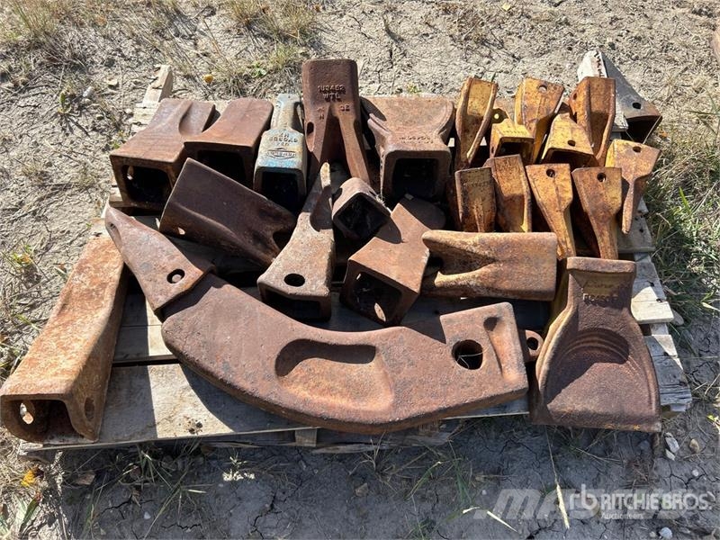 Quantity of (24) of Assorted Excavator Bucket Tee Andre komponenter