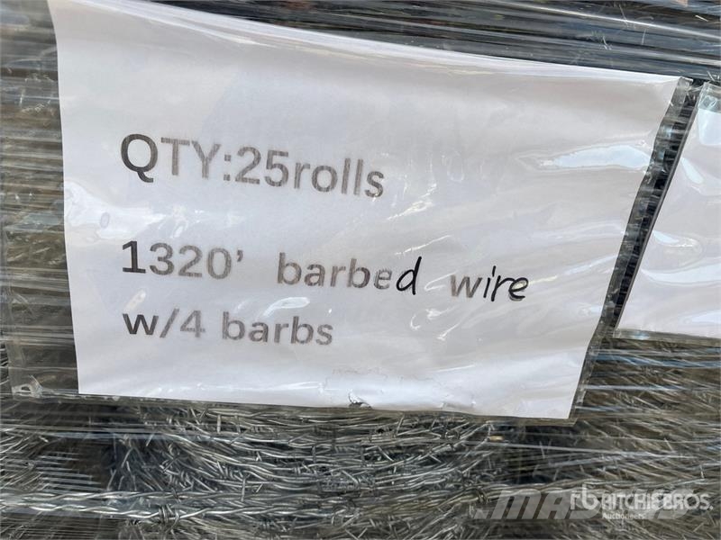  Quantity of (25)  BYT BW04 Barbed Wire (Unused) Gradbeništvo - drugo