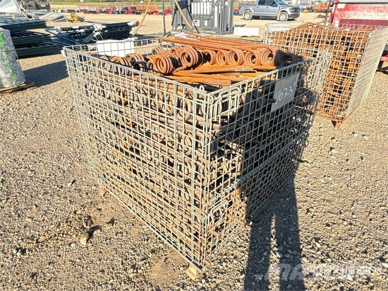 Quantity of 26 in x 12 in x 5/8 in Harrow Tines (U Andre komponenter