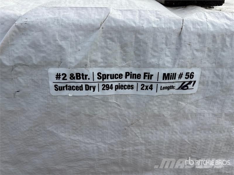 Quantity of (294) 2 x 4 x 16 ft #2 & BTR Lumber Andere Zubehörteile