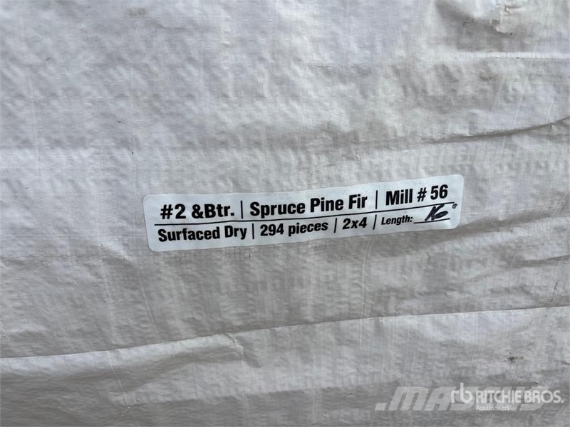 Quantity of (294) 2 x 4 x 16 ft #2 & BTR Lumber Andere Zubehörteile