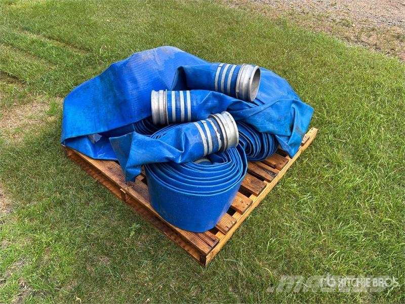 Quantity of (3) 6 in Lay Flat Hose Drugi deli