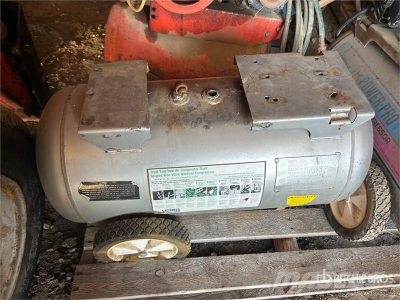 Quantity of (3) Air Compressor (Inoperable) Kiti naudoti statybos komponentai