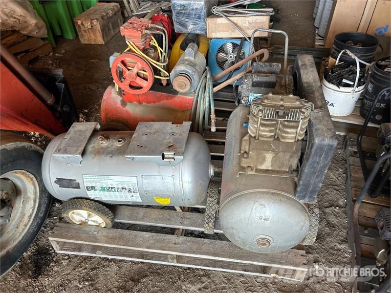 Quantity of (3) Air Compressor (Inoperable) Kiti naudoti statybos komponentai