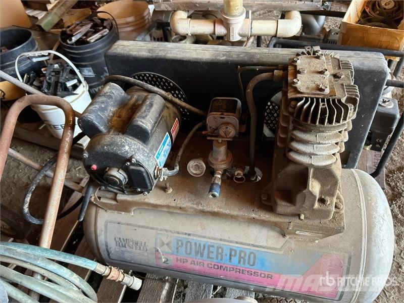 Quantity of (3) Air Compressor (Inoperable) Kiti naudoti statybos komponentai