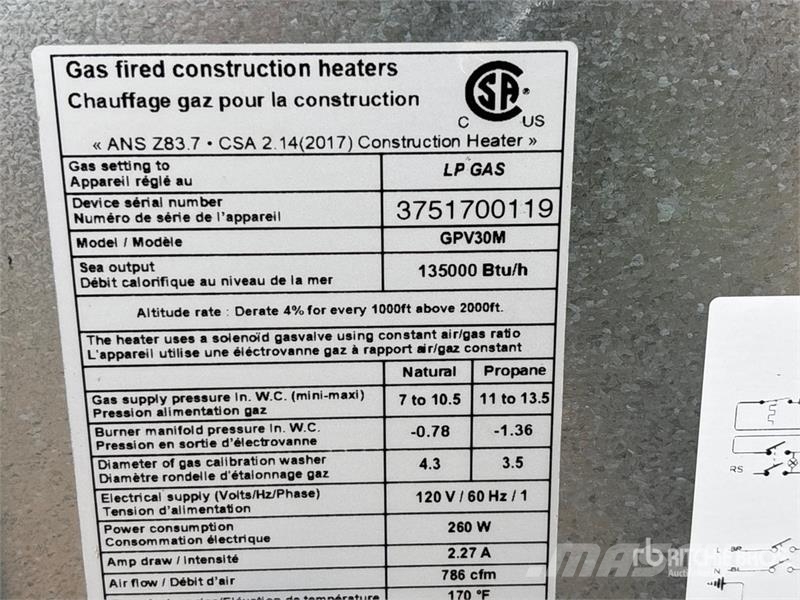  Quantity of (3) APEIRON Space Heater Sildīšanas un atkausēšanas iekārtas