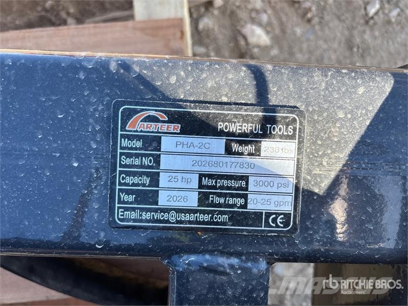 Quantity of (3) ARTEER PHA-2C-3 Skid Steer 3-Poin Other components