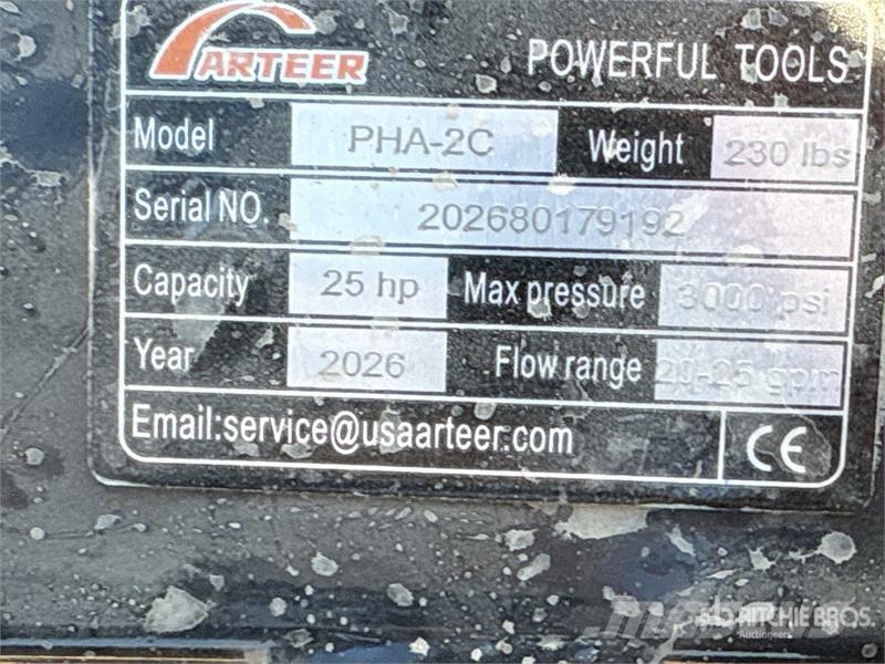  Quantity of (3)  ARTEER PHA-2C-3 Skid Steer 3-Poin Andere Zubehörteile