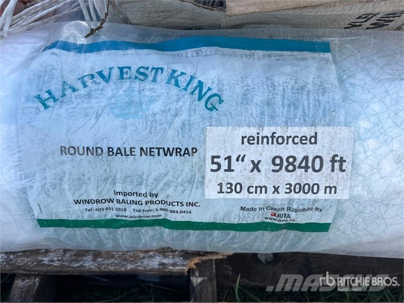 Quantity of (3) Bale Wrap and (2) Bale Twine (Unus Andre komponenter