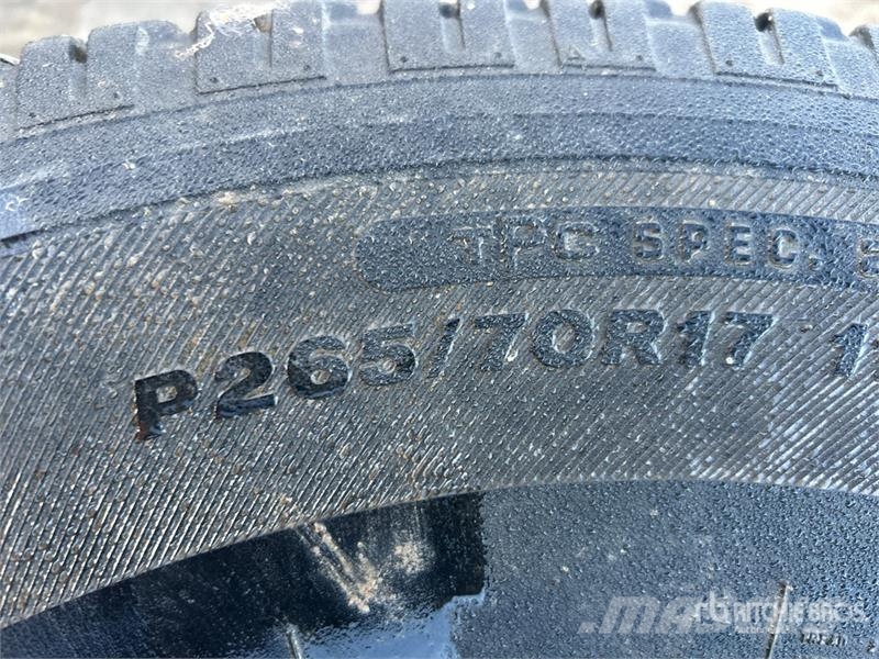 Quantity of (3) Bridgestone 265/70R17 Tires Llantas