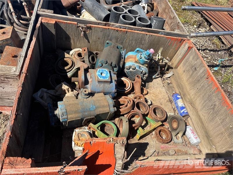 Quantity of (3) Crates of Miscellaneous Parts Drugi deli