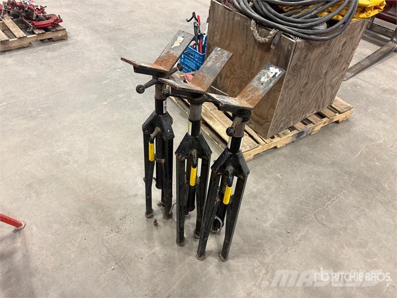 Quantity of (3) Fat Jack Pipe Stand Pipeline Ausrüstung