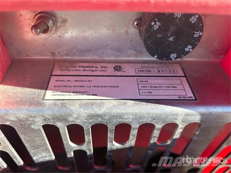  Quantity of (3) Heat Xchanger HX100 Ground Heater Heating and thawing equipment