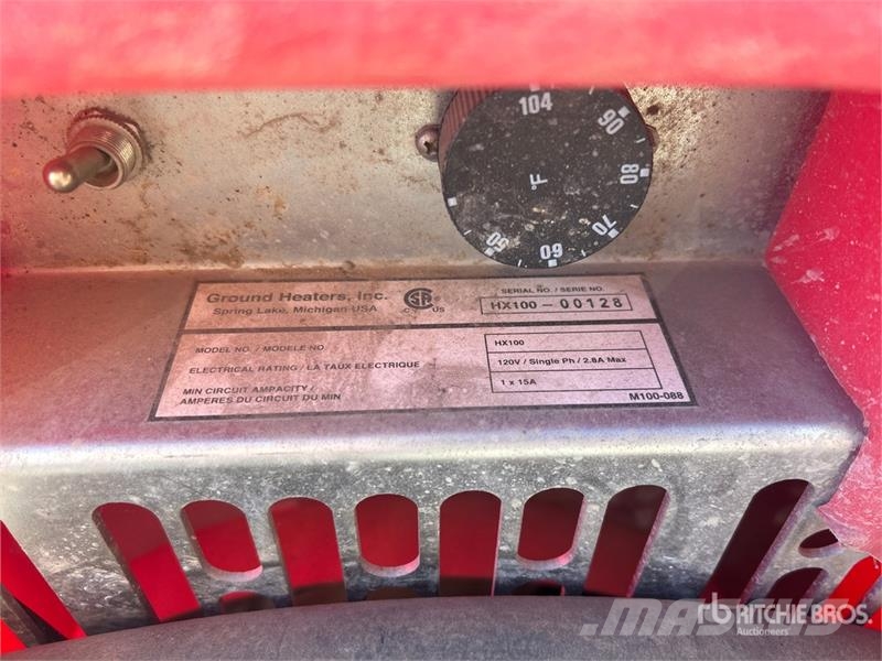  Quantity of (3) Heat Xchanger HX100 Ground Heater Heating and thawing equipment