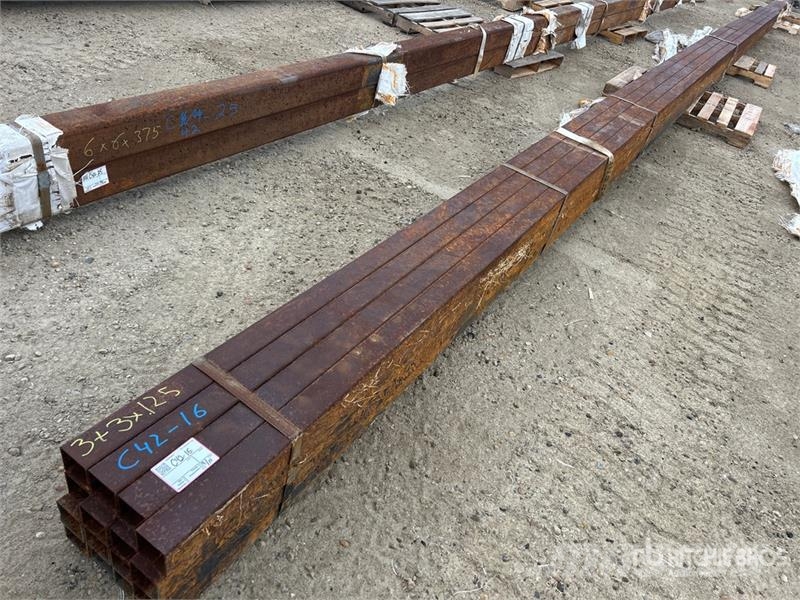  Quantity of 3 in x 3 in x .125 x 42 ft HSS Строителство - Други