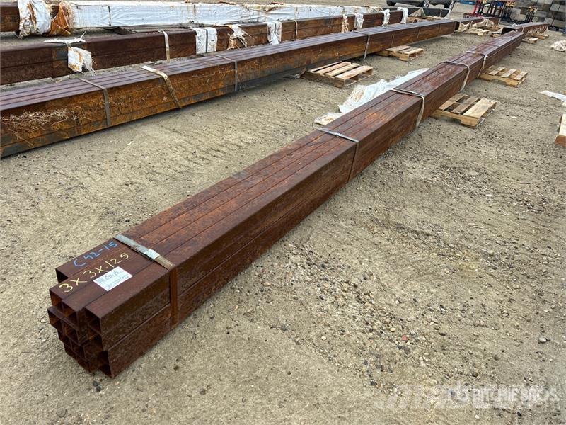  Quantity of 3 in x 3 in x .125 x 42 ft HSS Строителство - Други
