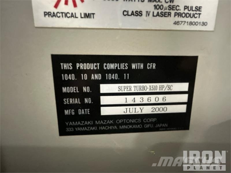 Quantity of (3) Mazak Super Turbo X510 Hi-PRO Su Utilaje construcții - Altele