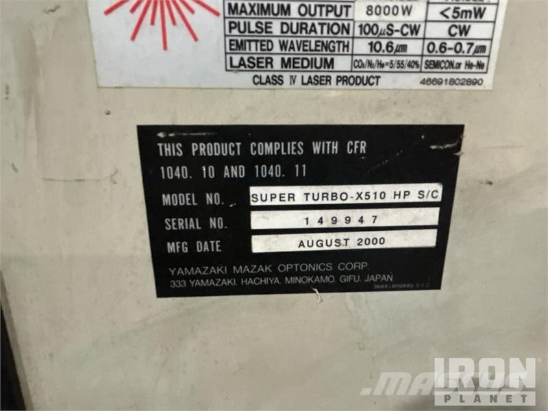 Quantity of (3) Mazak Super Turbo X510 Hi-PRO Su Utilaje construcții - Altele