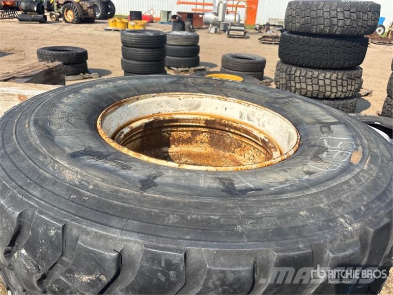 Quantity of (3) Michelin XZL 425/65R22.5 Tires Tyres, wheels and rims
