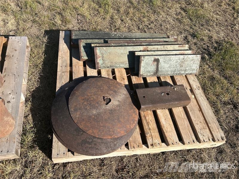 Quantity of (3) Pallets of Scrap Steel Frezos