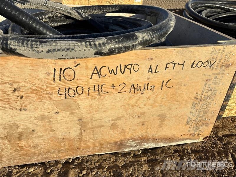  Quantity of (3) Pallets of Industrial Cable مكونات أخرى