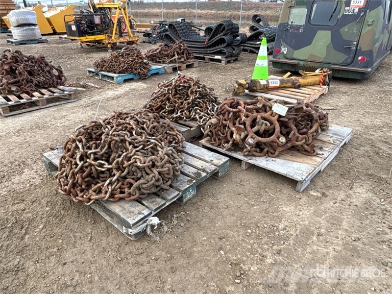  Quantity of (3) Pallets of Tire Chains معدات البناء - غير ذلك