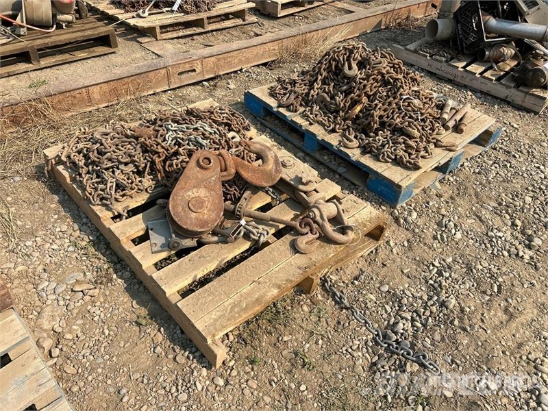 Quantity of (3) Pallets of Rigging 起重机配件设备