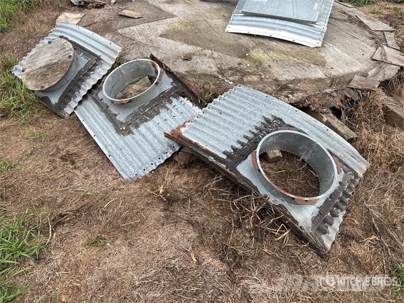  Quantity of (3) Sets of Aeration Bin Ducting Processering och lagring av skörd - Övrigt