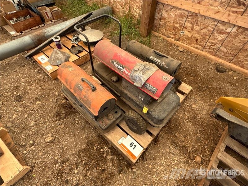 Quantity of (3) Space Heaters Farm machinery