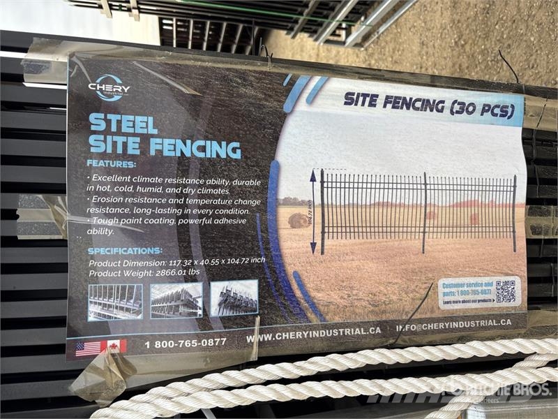  Quantity of (30) 117 in x 104 in Iron Fencing Karja-aidat