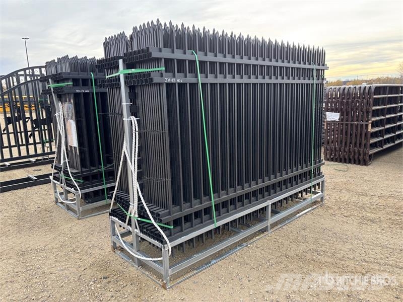  Quantity of (30) 117 in x 104 in Iron Fencing Karja-aidat