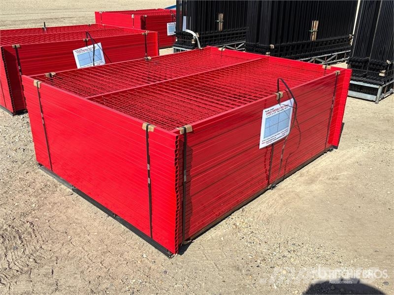 Quantity of (30) Canex 8 ft x 6 ft Powder Coated T Other components