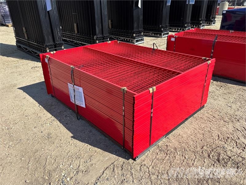 Quantity of (30) Canex 8 ft x 6 ft Powder Coated T Other components