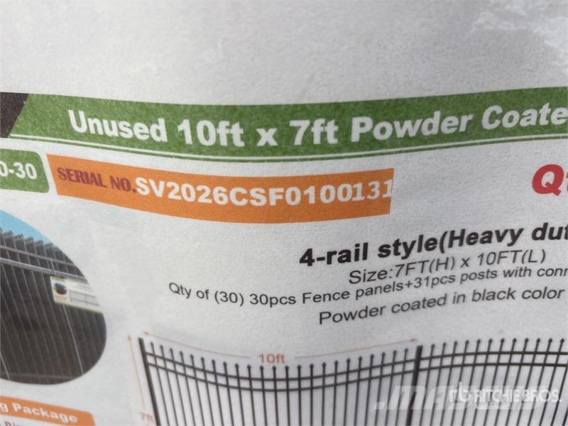 Quantity of (30) STARVOX SV0810-30 10 ft x 7 ft P Zäune und Zubehör
