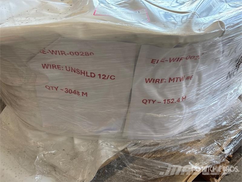  Quantity of 3048 and 152 M. Wire Unshld 12 2c and  Drugi deli