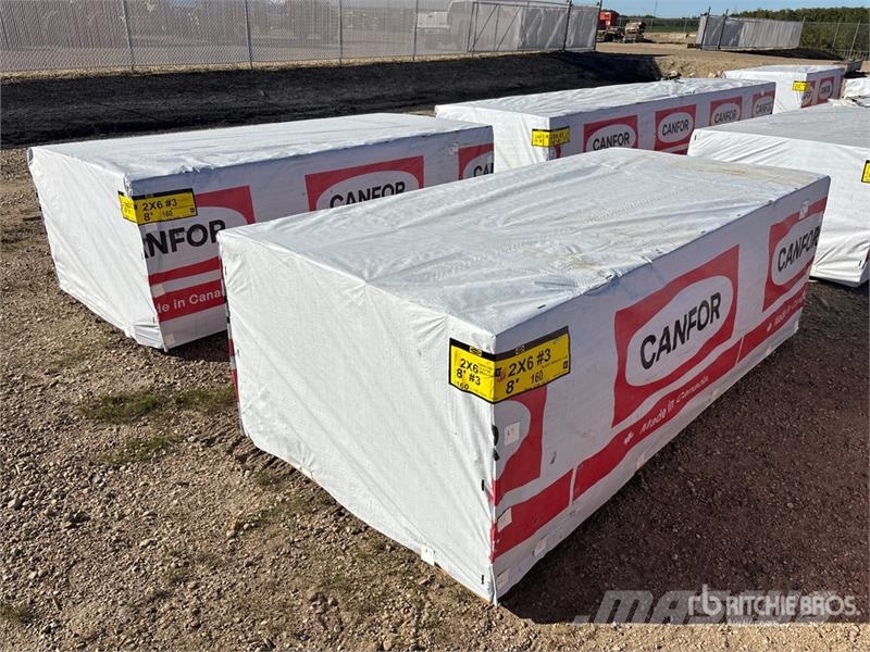  Quantity of (320) 2 x 6 x 8 Douglas Fir #3 Lumber  Kiti naudoti statybos komponentai