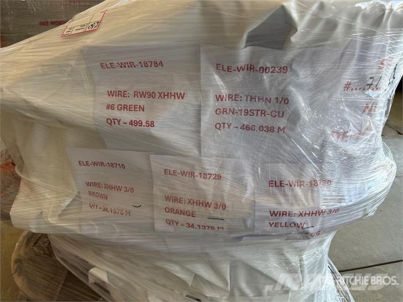 Quantity of 34 Wire Xhhw 3 0 Brown,Orange,Yellow(g Andre komponenter