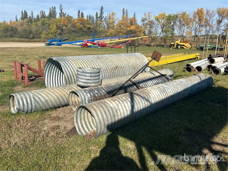 Quantity of (4) 10 ft To 15 ft Steel Culverts Andre komponenter