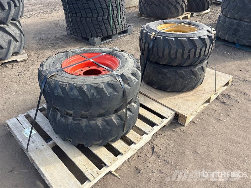 Quantity of (4) 12-16.5 Tires الإطارات والعجلات والحافات