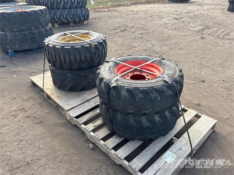 Quantity of (4) 12-16.5 Tires الإطارات والعجلات والحافات