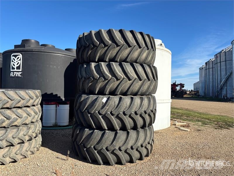  Quantity of (4) 710/65R46 Sprayer Tires - Fits Cas الإطارات والعجلات والحافات